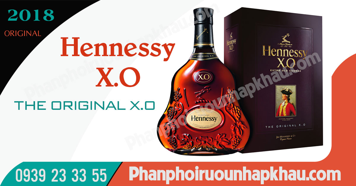 Rượu Hennessy XO giá gốc chính hãng, tem Bộ Công AN, suất VAT