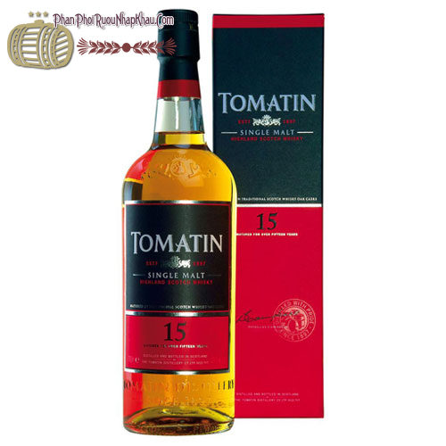 Rượu Whisky Tomatin 15 năm - phanphoiruounhapkhau.com