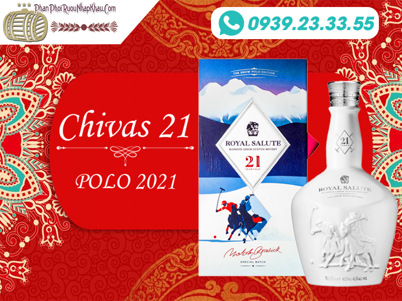 Rượu Chivas 21 Polo - Mẫu năm 2021